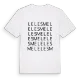 Le Lesme ordlek t-shirt