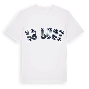 Le Luot college t-shirt – ekologisk bomull t-shirt från Pinshirt
