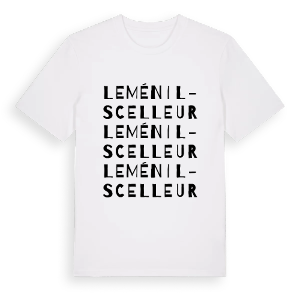Le Ménil-Scelleur ordlek t-shirt – ekologisk bomull t-shirt från Pinshirt