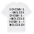 Le Mesnil-Adelée ordlek t-shirt