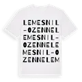 Le Mesnil-Ozenne ordlek t-shirt