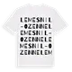 Le Mesnil-Ozenne ordlek t-shirt