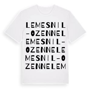 Le Mesnil-Ozenne ordlek t-shirt – ekologisk bomull t-shirt från Pinshirt