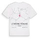 Le Mesnil-Réaume karta t-shirt