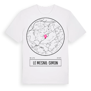 Le Mesnil-Simon t-shirt – ekologisk bomull t-shirt från Pinshirt