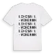 Le Mesnil-Véneron ordlek t-shirt