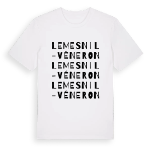 Le Mesnil-Véneron ordlek t-shirt – ekologisk bomull t-shirt från Pinshirt