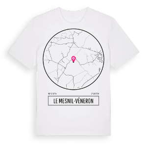 Le Mesnil-Véneron t-shirt – ekologisk bomull t-shirt från Pinshirt