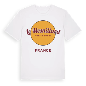 Le Mesnillard cirkel t-shirt – ekologisk bomull t-shirt från Pinshirt