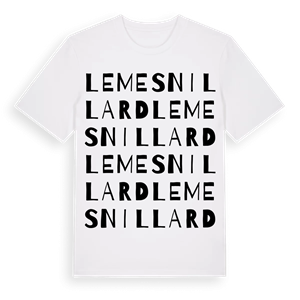 Le Mesnillard ordlek t-shirt – ekologisk bomull t-shirt från Pinshirt