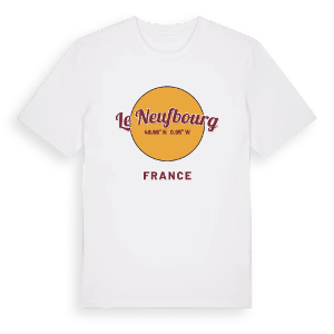 Le Neufbourg cirkel t-shirt – ekologisk bomull t-shirt från Pinshirt