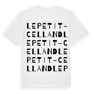 Le Petit-Celland ordlek t-shirt – ekologisk bomull t-shirt från Pinshirt