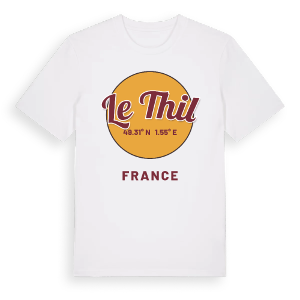 Le Thil cirkel t-shirt – ekologisk bomull t-shirt från Pinshirt