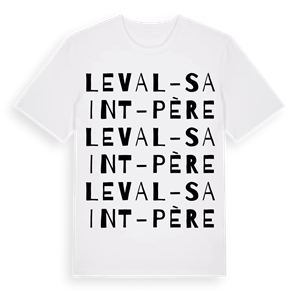 Le Val-Saint-Père ordlek t-shirt – ekologisk bomull t-shirt från Pinshirt