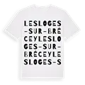 Les Loges-sur-Brécey ordlek t-shirt