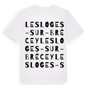Les Loges-sur-Brécey ordlek t-shirt – ekologisk bomull t-shirt från Pinshirt