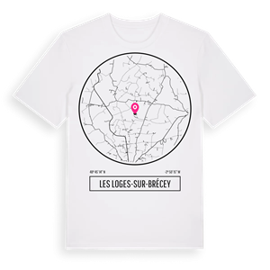 Les Loges-sur-Brécey t-shirt – ekologisk bomull t-shirt från Pinshirt