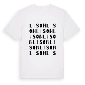 Lison ordlek t-shirt – ekologisk bomull t-shirt från Pinshirt