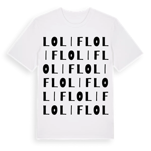 Lolif ordlek t-shirt – ekologisk bomull t-shirt från Pinshirt