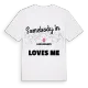Någon i Longchamps älskar mig t-shirt