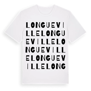 Longueville ordlek t-shirt – ekologisk bomull t-shirt från Pinshirt