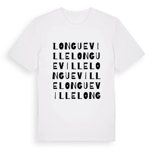 Longueville ordlek t-shirt – ekologisk bomull t-shirt från Pinshirt