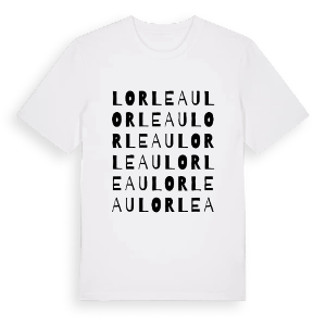 Lorleau ordlek t-shirt – ekologisk bomull t-shirt från Pinshirt