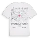 Lyons-la-Forêt karta t-shirt
