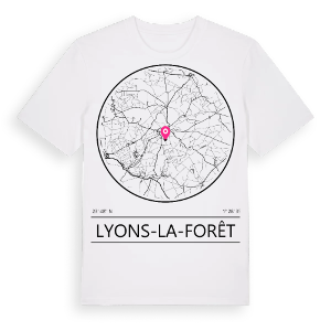 Lyons-la-Forêt t-shirt – ekologisk bomull t-shirt från Pinshirt