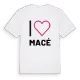 Jag älskar Macé t-shirt stort tryck