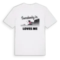 Någon i Manche älskar mig t-shirt