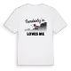 Någon i Manche älskar mig t-shirt
