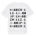 Manneville-la-Goupil ordlek t-shirt