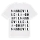 Manneville-la-Goupil ordlek t-shirt