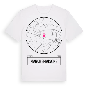 Marchemaisons t-shirt – ekologisk bomull t-shirt från Pinshirt