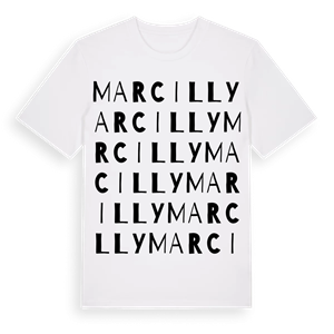 Marcilly ordlek t-shirt – ekologisk bomull t-shirt från Pinshirt