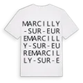 Marcilly-sur-Eure ordlek t-shirt