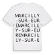 Marcilly-sur-Eure ordlek t-shirt