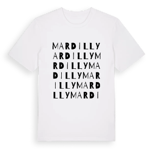 Mardilly ordlek t-shirt – ekologisk bomull t-shirt från Pinshirt