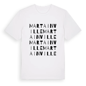 Martainville ordlek t-shirt – ekologisk bomull t-shirt från Pinshirt