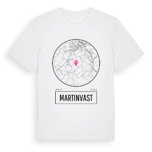 Martinvast t-shirt – ekologisk bomull t-shirt från Pinshirt