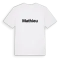 Mathieu fetstil t-shirt