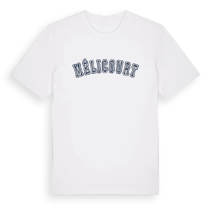 Mélicourt college t-shirt – ekologisk bomull t-shirt från Pinshirt
