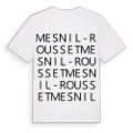 Mesnil-Rousset ordlek t-shirt