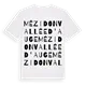 Mézidon Vallée d'Auge ordlek t-shirt