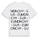 Monchy-sur-Eu ordlek t-shirt