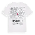 Mondeville karta t-shirt