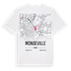 Mondeville karta t-shirt