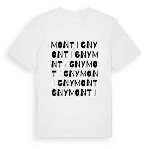 Montigny ordlek t-shirt – ekologisk bomull t-shirt från Pinshirt
