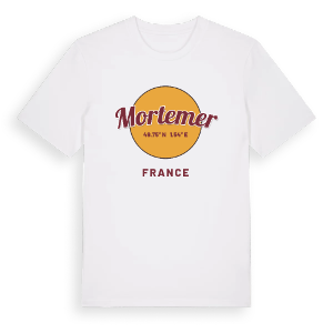 Mortemer cirkel t-shirt – ekologisk bomull t-shirt från Pinshirt